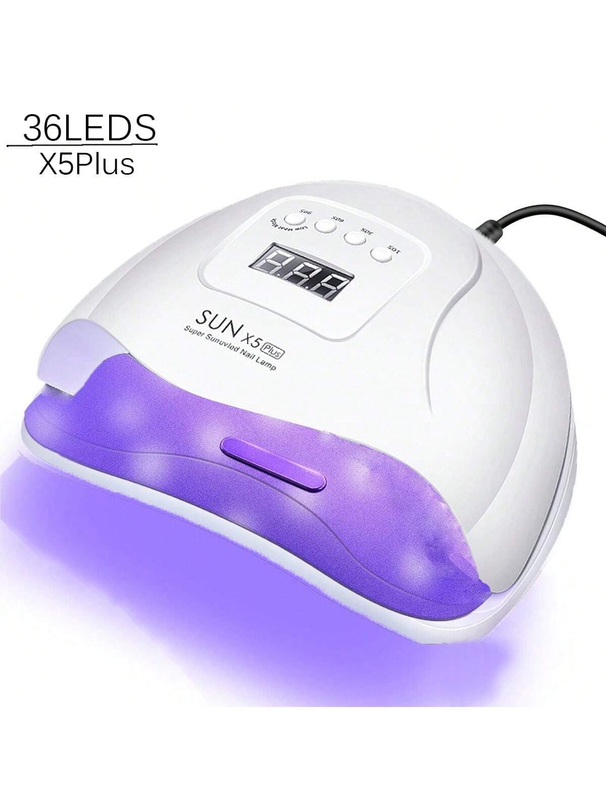 36 LEDS UV Light Drier Nail Gel Polished Portable Ultraviolet LED Nail Light With 4 Timers Set LCD Display Automatic Sensor Professional Nail Tool