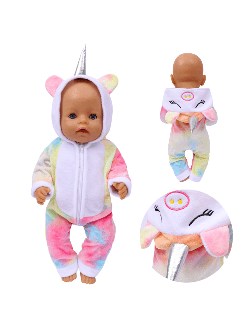 2024New 18inch Doll Clothes,Fit 38-45 Cm Newborn Dolls And Baby Dolls (Dolls Not Included)
