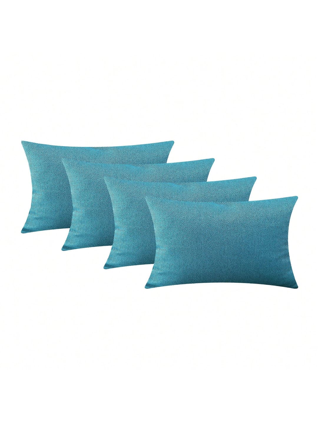 Jepeak Jepeak Decorative Linen Throw Pillow Covers Cushion Cases, Pack Of 4 Rustic Woven Textured Pillow Covers For Sofa Bed Couch, 16x24 Inch