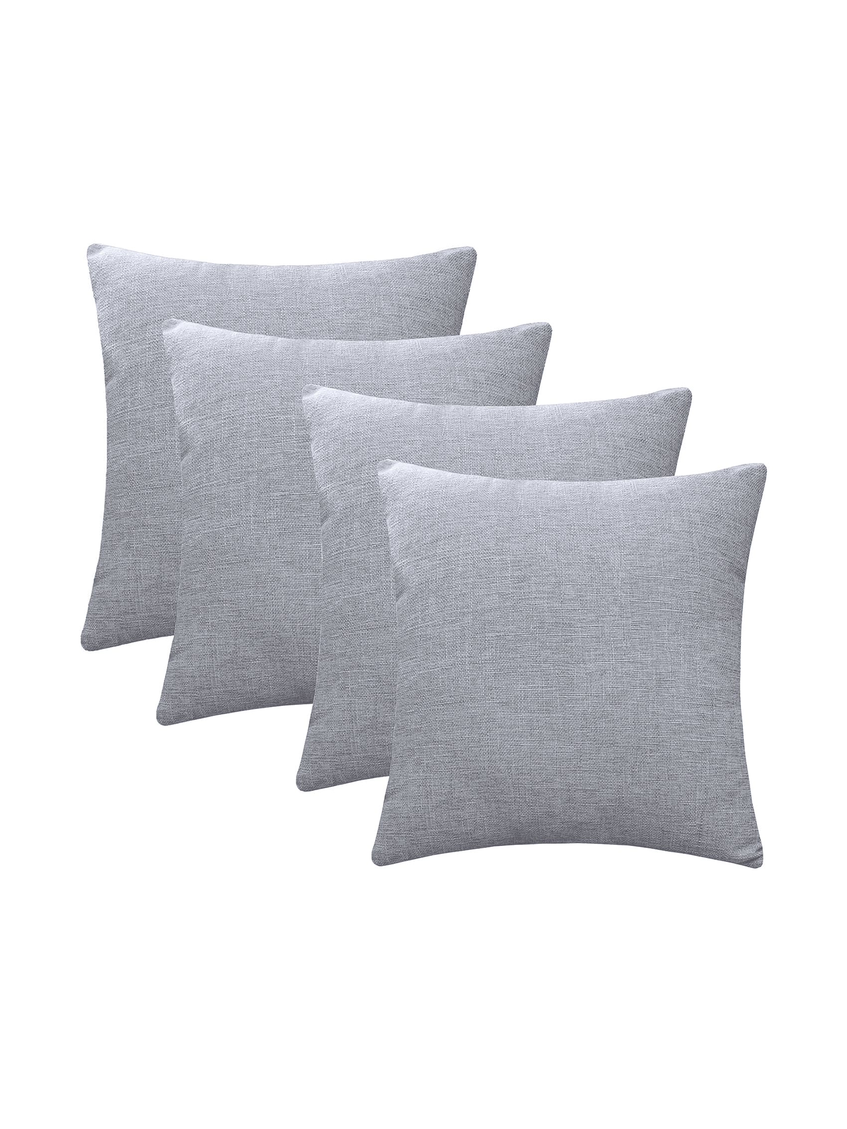 Jepeak Jepeak Pack Of 4 20x20 Inch Throw Pillow Covers, Decorative Linen Farmhouse Modern Solid Cushion Cases For Couch Sofa Bed Home Decor
