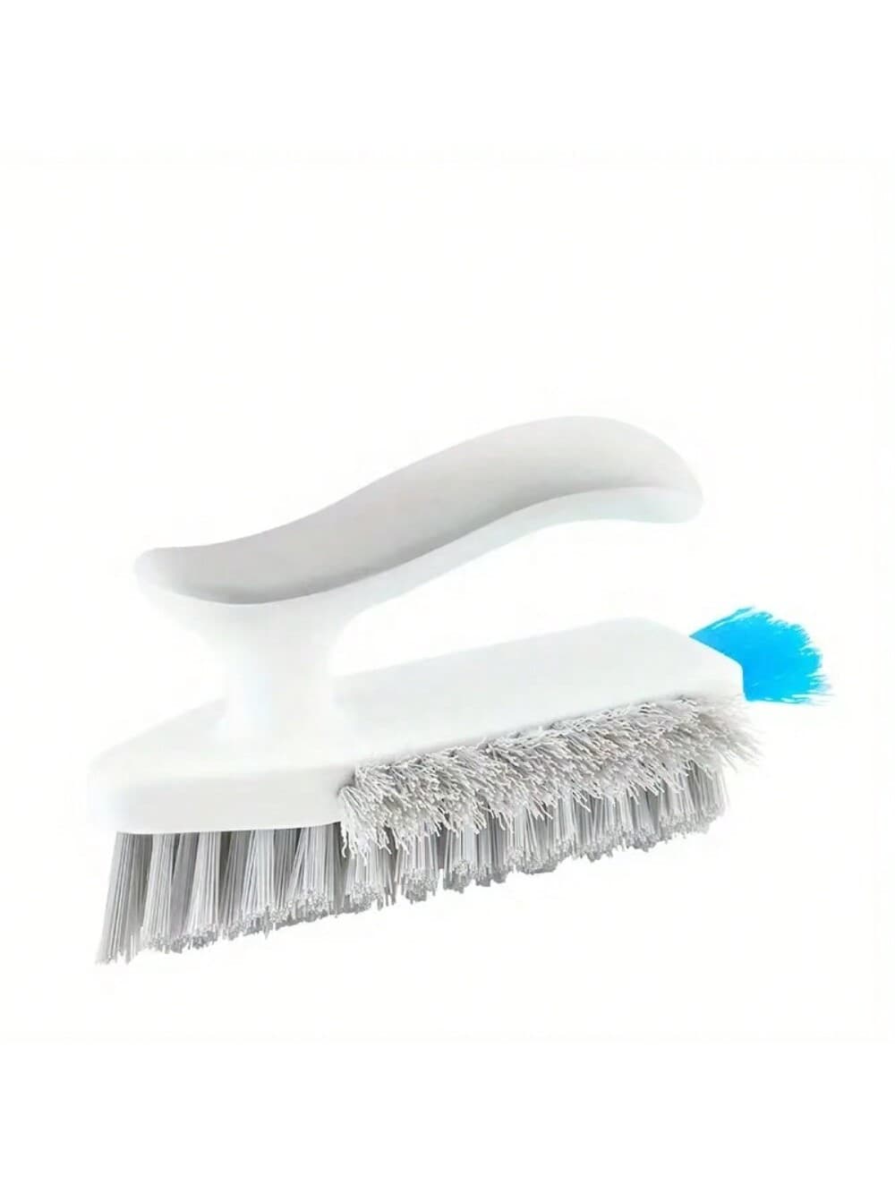 1pc Triangle-Shaped Floor Crevice Brush - Multi-Angle Cleaning Master For Bathroom, Kitchen, Patio - Stiff Bristles, No Dead Corners, Reach Tight Spaces, Great For Toilet, Walls, Window Sills And Outdoor Wall Gaps Cleaning