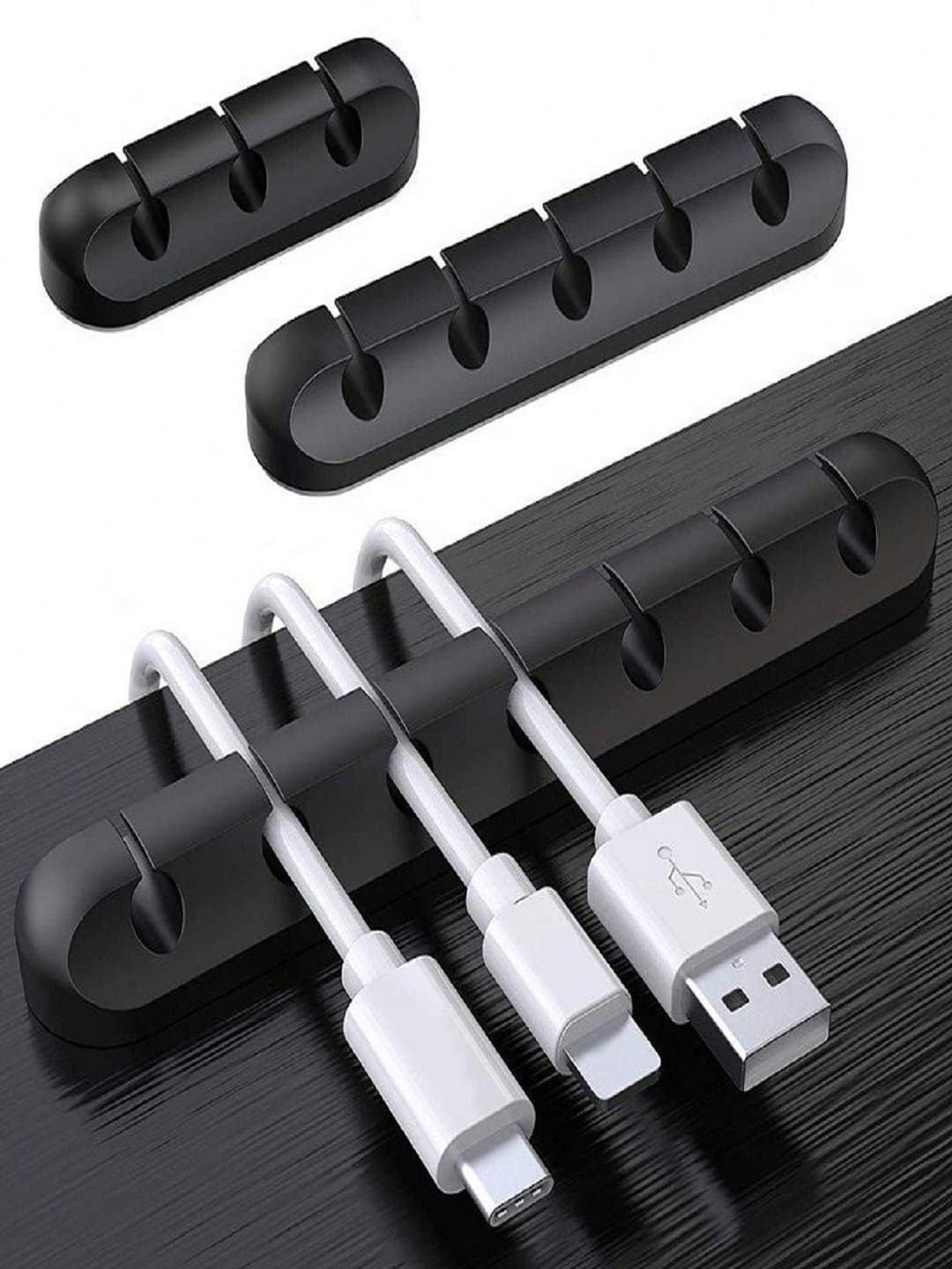 357Slots /Set Cable Clips - Cord Organizer, Cable Management, Cable Organizer Clips Cord Holder, Cable Organizer Cord Holder For Desk, Charging Cable Holder Cord Clips, Nightstand Cord Organizer Cable Management Wire Clip,Self Adhesive Cable Management For USB Cable/Power Cord/Wire, Car And Desk, Home And Office, Charging Accessory Cables, Mouse Cable, PC- Rubber Adhesive Cord Hooks Fit Home, Cubicle, Car, Desk Accessories
