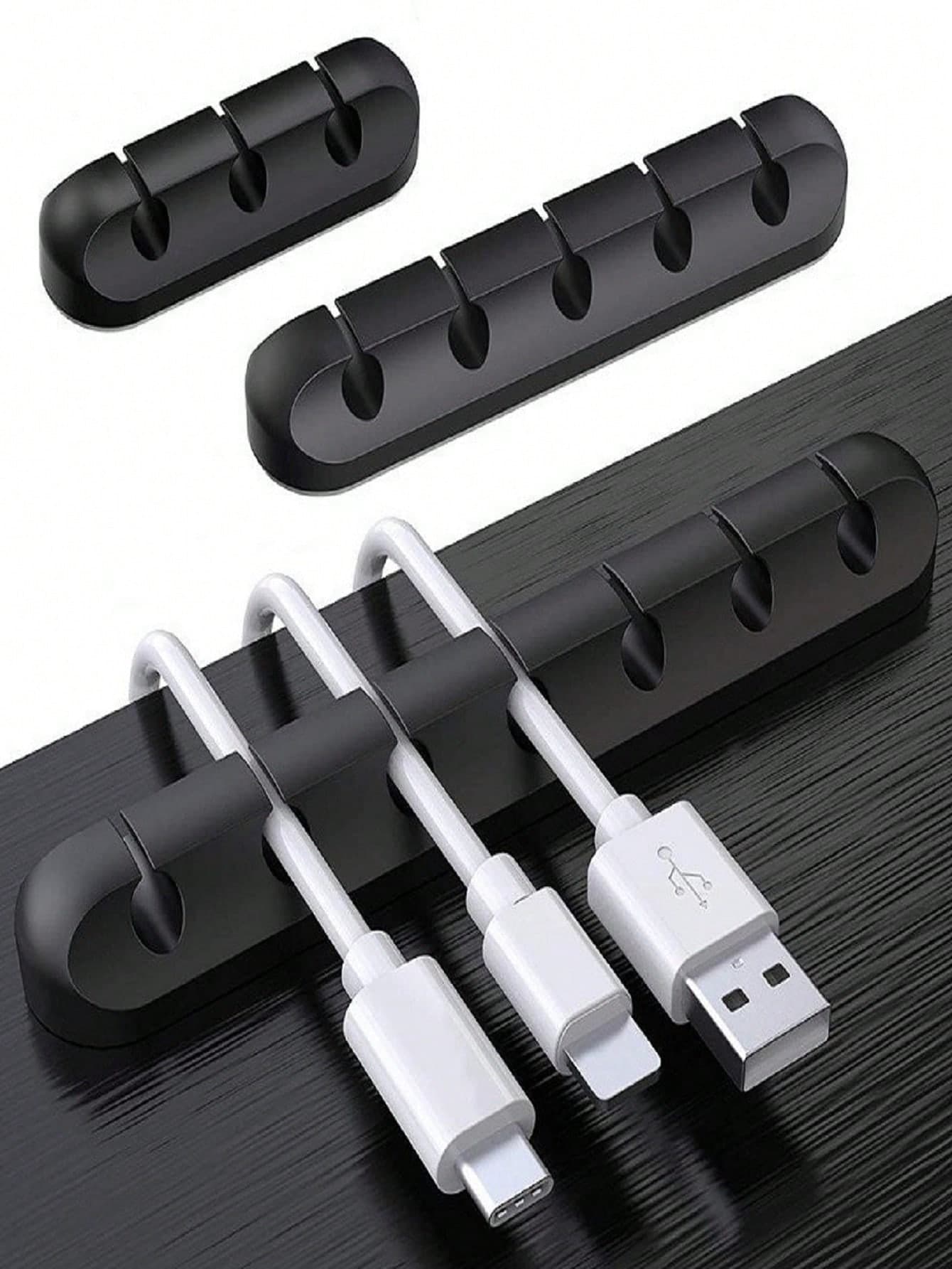 357Slots /Set Cable Clips - Cord Organizer, Cable Management, Cable Organizer Clips Cord Holder, Cable Organizer Cord Holder For Desk, Charging Cable Holder Cord Clips, Nightstand Cord Organizer Cable Management Wire Clip,Self Adhesive Cable Management For USB Cable/Power Cord/Wire, Car And Desk, Home And Office, Charging Accessory Cables, Mouse Cable, PC- Rubber Adhesive Cord Hooks Fit Home, Cubicle, Car, Desk Accessories