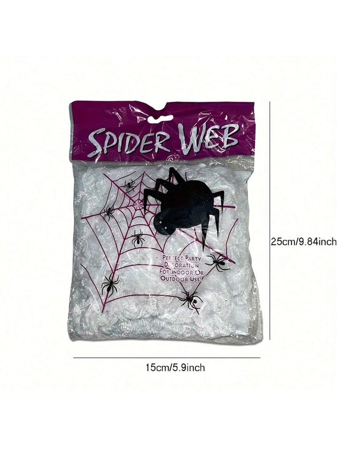 1 Set Of Halloween Spider, Horror Scene Decoration Spider Silk, Indoor And Outdoor Horror Halloween Decoration Spider Silk, 20g Spider Silk Plus 2 Spiders