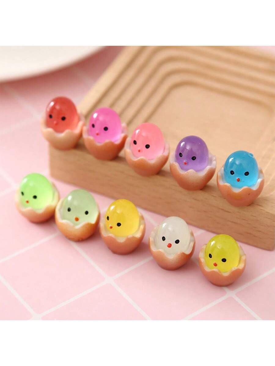 20pcs Luminous Miniature Planter Accessories,Animals,Figurines,Miniature Landscape Decorations DIY Kits, Resin Decorative Outdoor Patio Lawn Yard