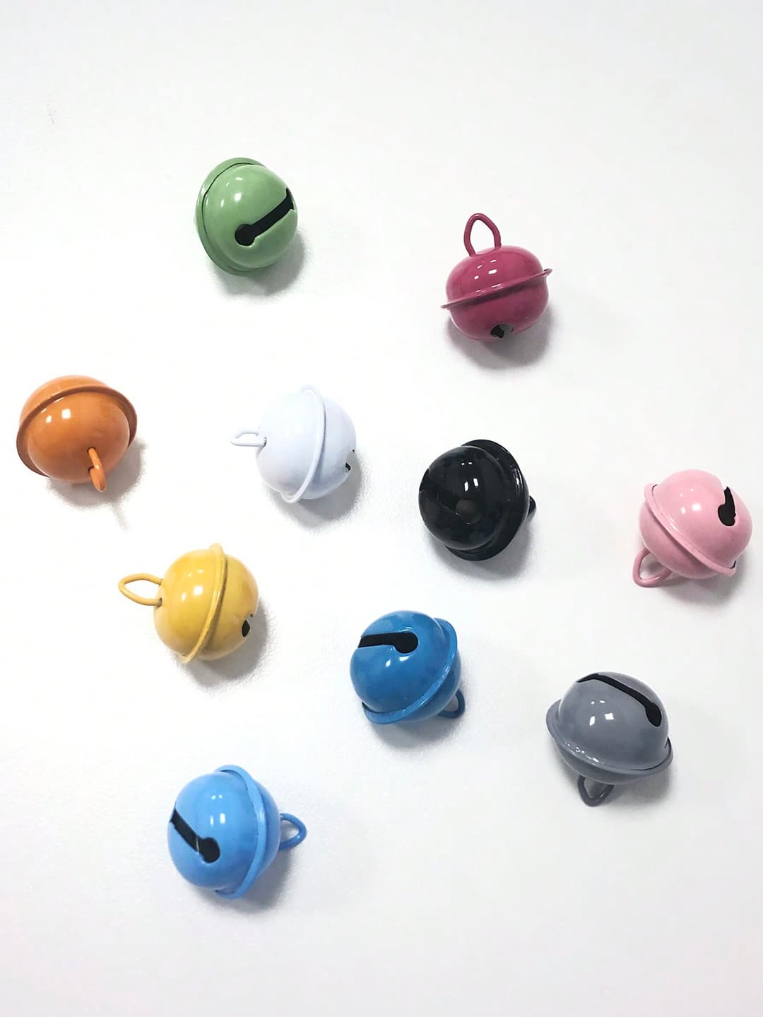10pcs Mixed Color Bells, Pet Cat And Dog Bells, Houses, Garden Decorations
