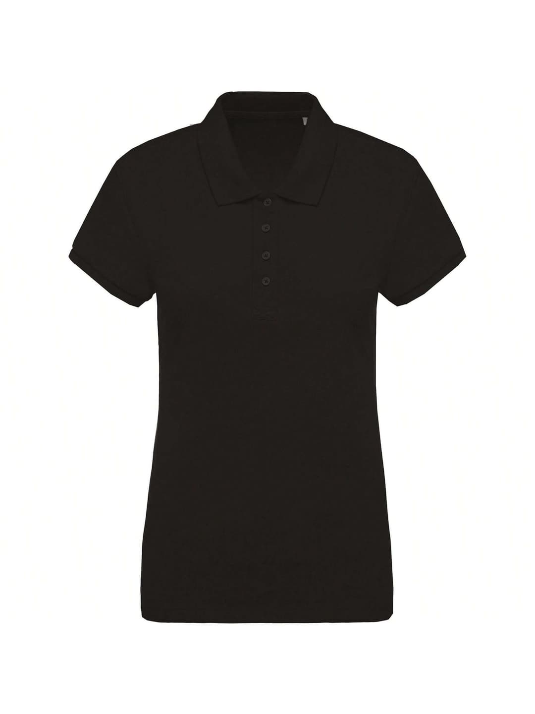 Kariban Womens/Ladies Pique Polo Shirt (Black)